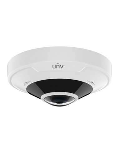 UNV - Ultra H.265 - 12MP Ultra HD Infrared Vandal-resistant Fisheye Fixed Dome Camera