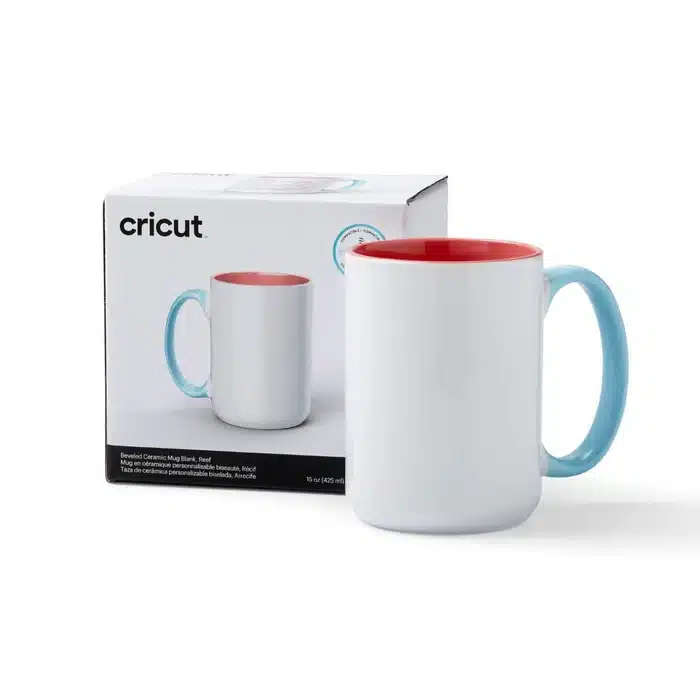 Cricut 425ml Bevel Ceramic Mug Blank Reef
