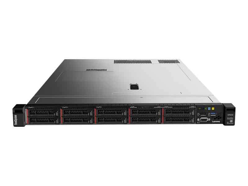 Lenovo ISG ThinkSys SR630; Xeon 4210R (10C/100W/2.4GHz); 1x32GB RD; 9350-8i; no HDD std; 8 BAY HS...