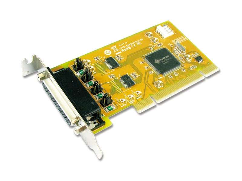 Sunix SER5037PHL 2-port RS-232 High Speed Universal PCI Low Profile Serial Board with Power Output