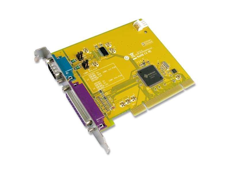 Sunix MIO5069PH 1-port High Speed RS-232 & 1-port Parallel Universal PCI Multi-I/O Board