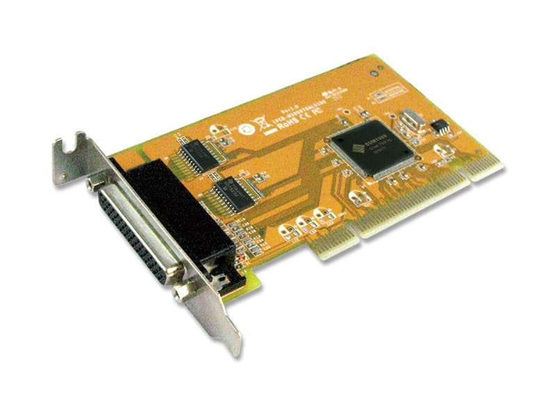 Sunix MIO5079AL 2-port RS-232 & 1-port Parallel Universal PCI Low Profile Multi-I/O Board