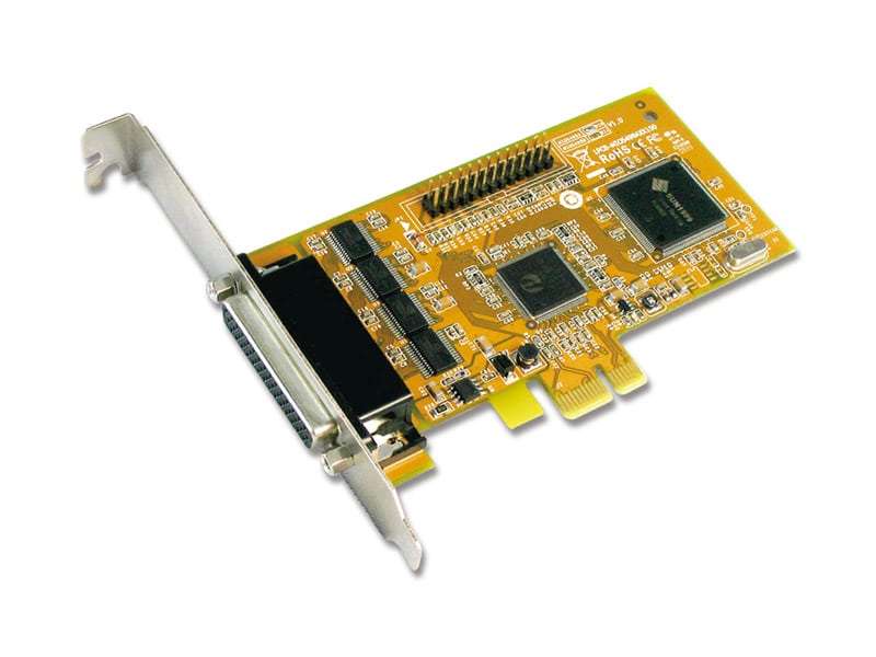 Sunix MIO5499A 4-port RS-232 & 1-port Parallel PCI Express Multi-I/O Board