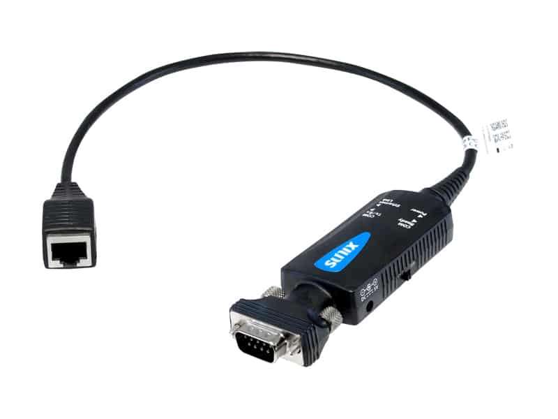 Sunix DPA301D00 DevicePort Advanced Mode Ethernet enabled 1-port RS-232/422/485 Port Replicator (...