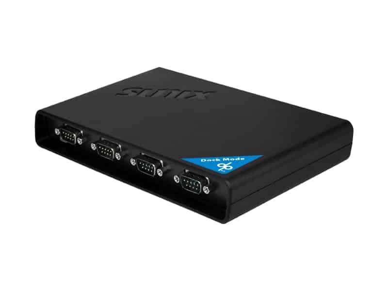 Sunix DPKS04H00 Dock Mode Ethernet enabled 4-port RS-232 Port Replicator