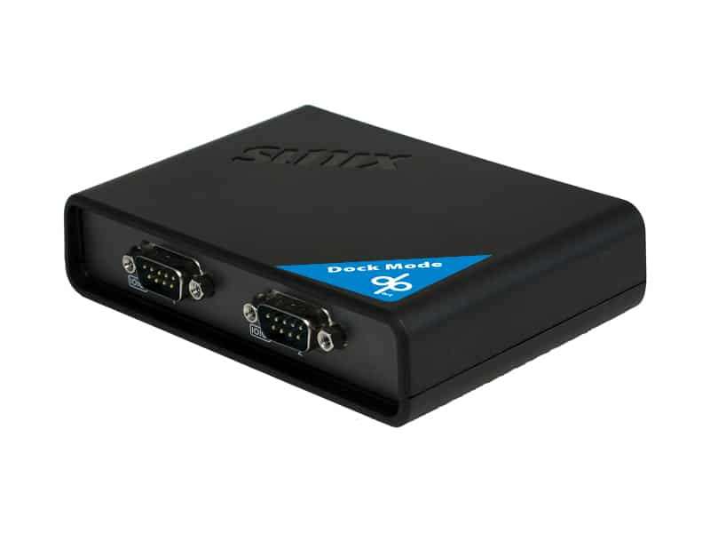 Sunix DPKX02H00 Dock Mode Ethernet enabled 2-port High Speed RS-232 Port Replicator