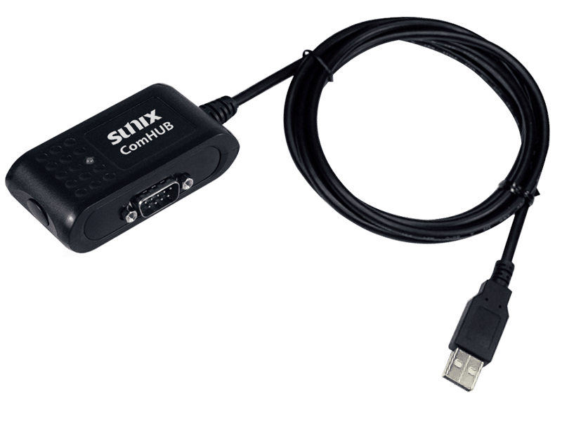 Sunix USB to 2 ports RS-232 Adapter (DB9M/Moschip)