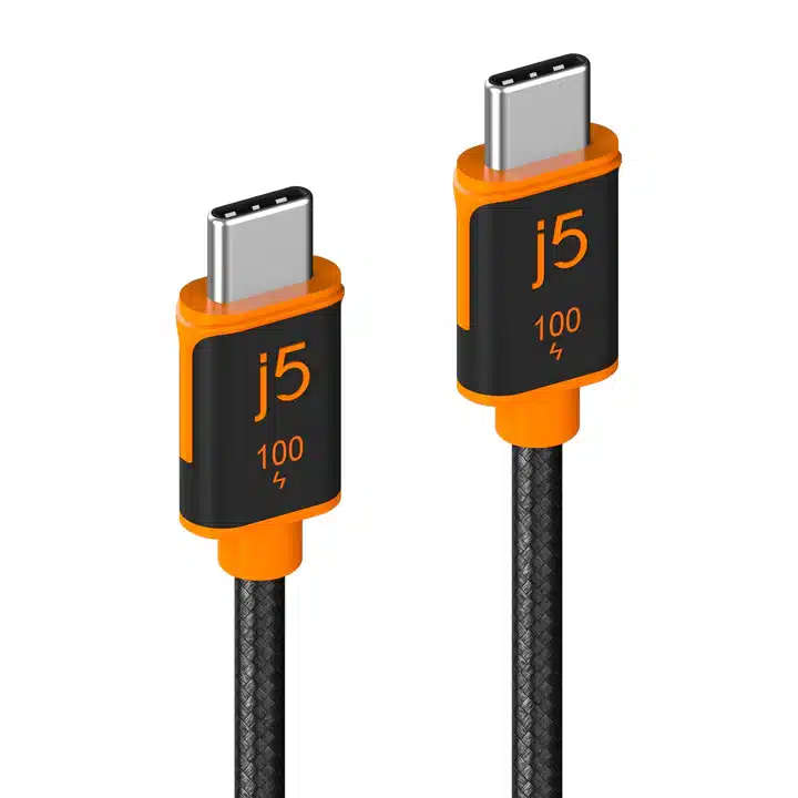 j5create JUCX25L30 USB-C 100W Sync &amp; Charge Cable