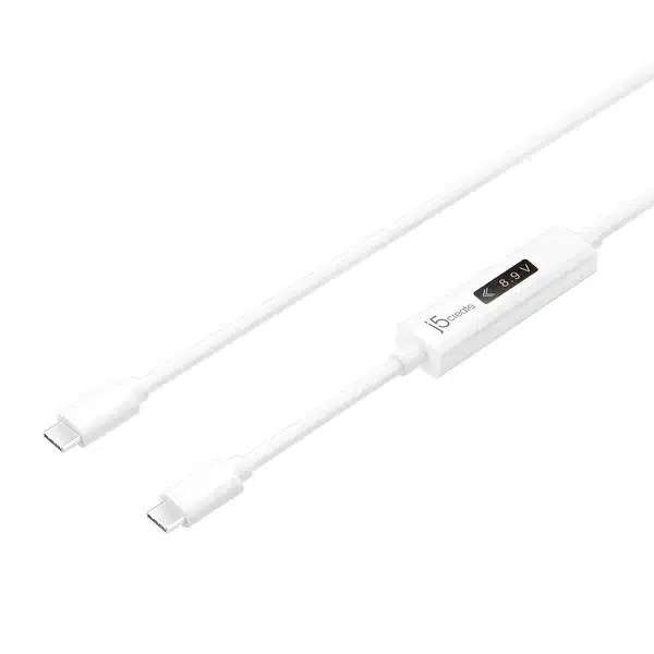 j5create JUCP14 USB-C Dynamic Power Meter Charging Cable