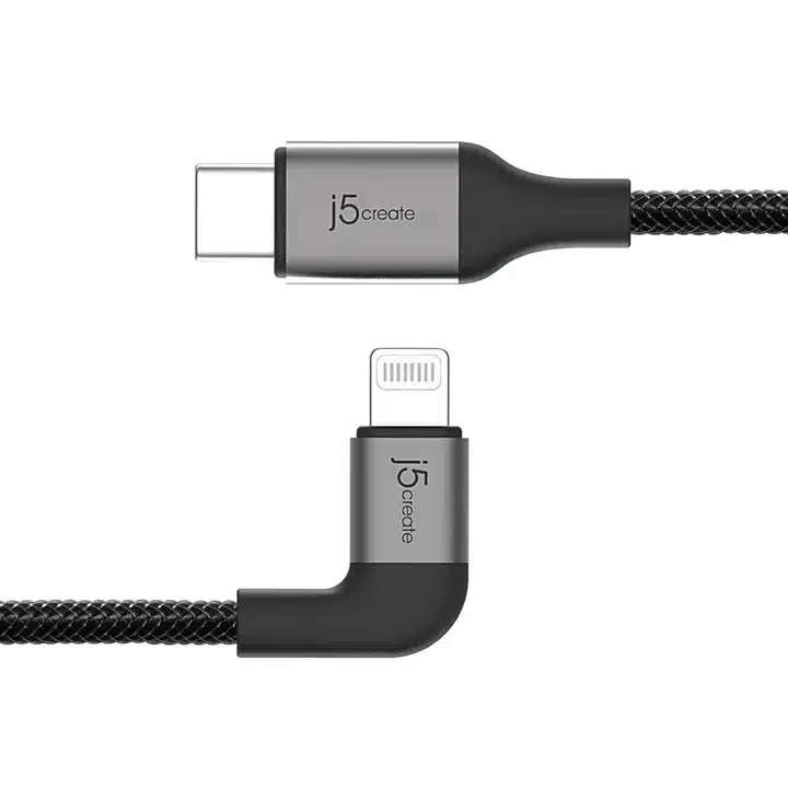 j5create JALC15 USB-C to Lightning Cable - Black
