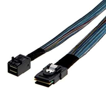 intel AXXCBL650HDMS SFF8643 Mini-SAS 2x 650mm cable kit