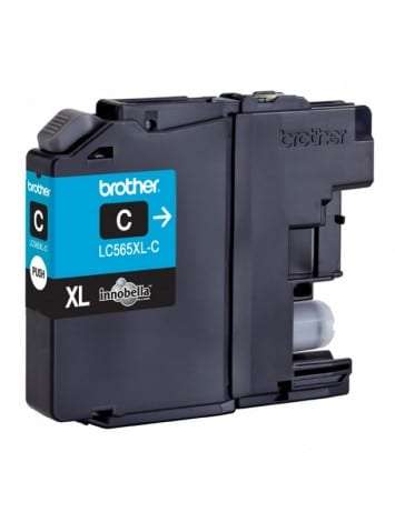 Brother LC565XLC Cyan High Yield Printer Ink Cartridge Original Single-pack