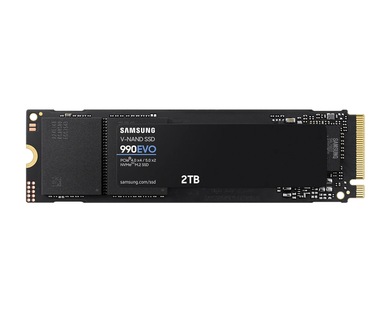 Samsung MZ-V9E2T0BW 990 EVO 2TB NVMe SSD - Read Speed up to 5000 MB/s; Write Speed to up 4200 MB/...
