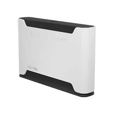 MikroTik Chateau LTE12 kit, 5x GB LAN, two wireless interfACes, LTE CAT12 modem with integrated a...