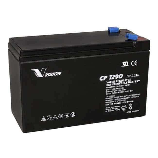 Vision CP1290AC Deep Cycle 9Ah 12V AGM Technology Fully Sealed Battery