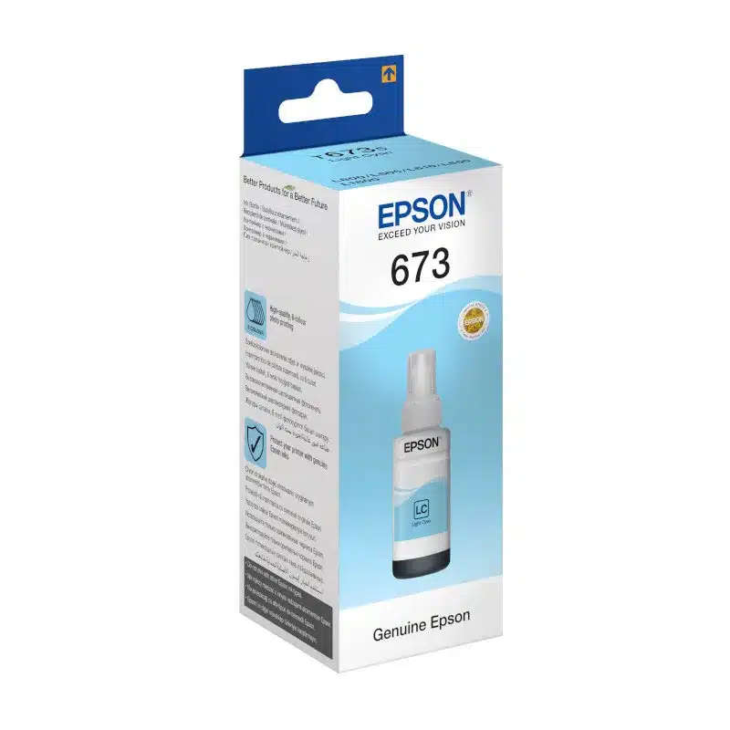 Epson T6735 Light Cyan 70ml Ink Bottle