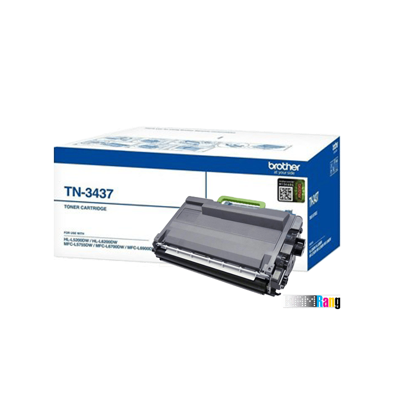 Brother TN-3437 Black Toner Cartridge 8,000 Pages Original Single-pack