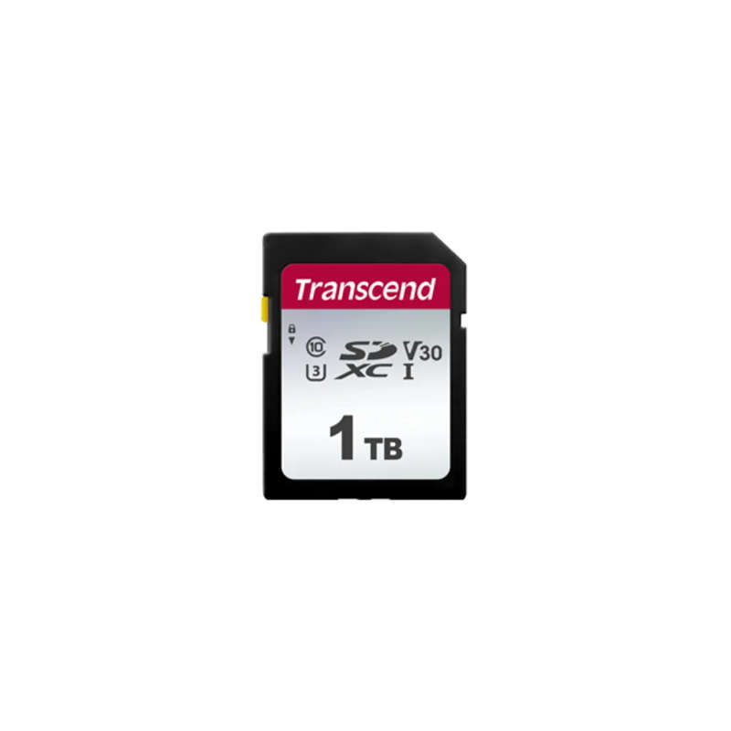 Transcend 300S 1 TB UHS-1 Class 10 U1 U3 V30 SDXC Card 3D NAND