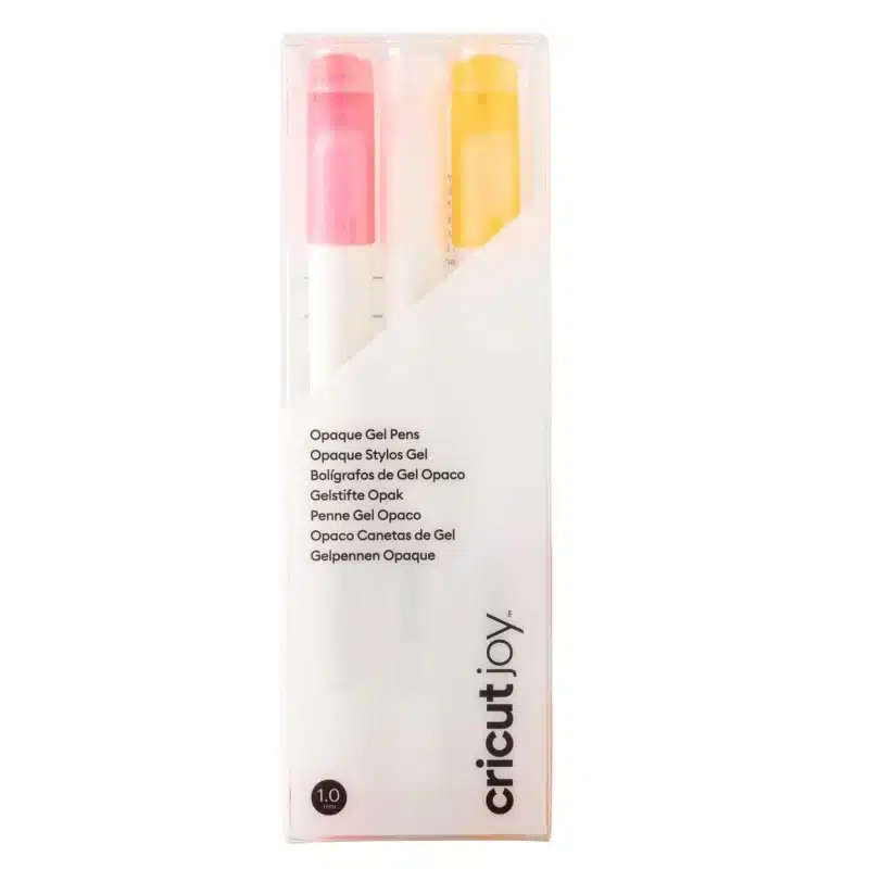 Cricut 3 Glitter Gel Pens (0.8 mm) in  Pink / White /  Orange