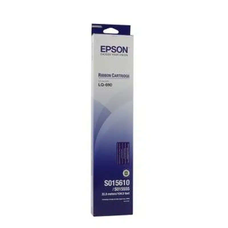 Epson S015610BA Black Fabric Ribbon Cartridge