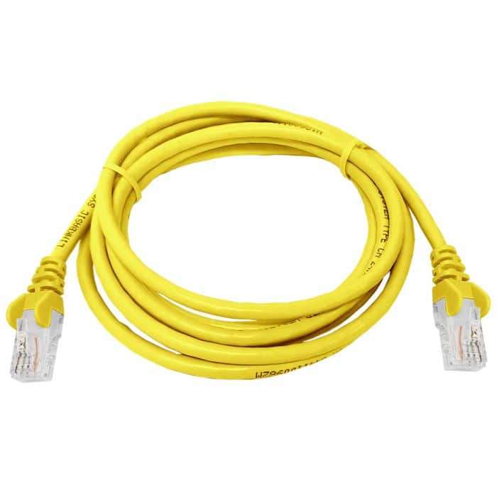 Linkbasic 2 Meter UTP Cat5e Flylead Yellow
