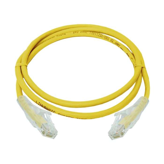 Linkbasic 1 Meter UTP Cat6 Flylead Yellow