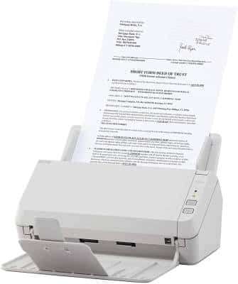Fujitsu ScanPartner SP-1130N 30ppm / 60ipm A4 Duplex ADF LED Office Scanner, LAN, USB