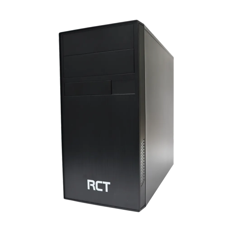 RCT mATX Case with DVD drive slot - Black + 300W; 1x Fan