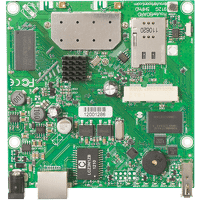 MikroTik RouterBOARD 912UAG-5HPnD with 5GHz radio,1 Gb port,1 MiniPCI-e,1 USB,1 Sim slot and 2 MMCX