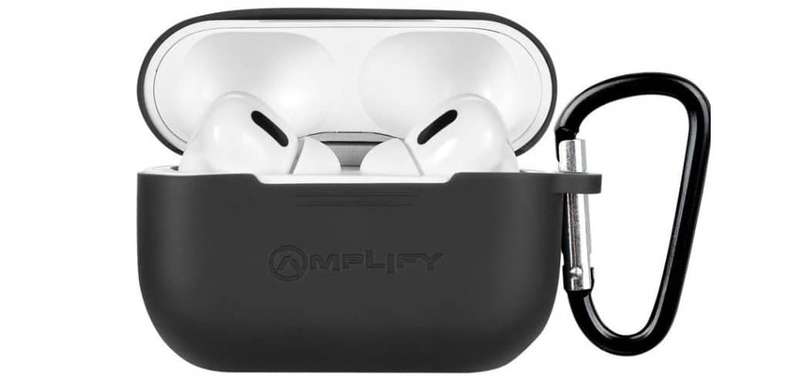 Amplify Note X Series TWS Earphones + Charging Case - White Case + Black Cover