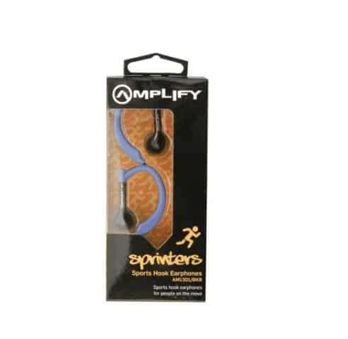 Amplify Sprinters sports hook earphones Black & Blue