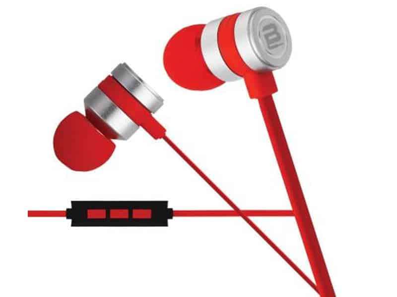 Bounce BO-1008-RDBK Salsa Series Bluetooth Aluminium Body Earphone - Red/Black