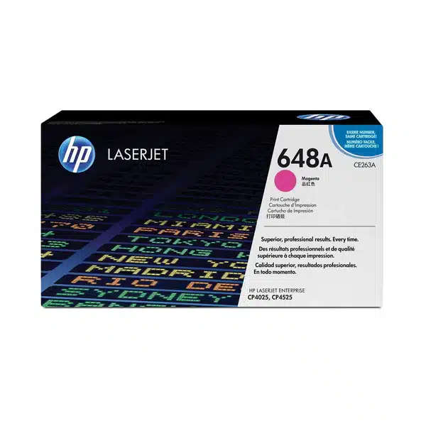 HP 648A Magenta Original LaserJet Toner Cartridge;11;000 pages(Colour LaserJet CLJ CP4525)