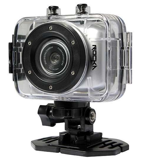 Rocka Edge Series HD Action 720P Camera Silver