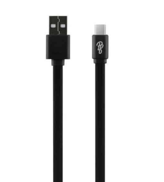 Pro Bass Energize series Packaged USB to Type-C cable 1.2m - black