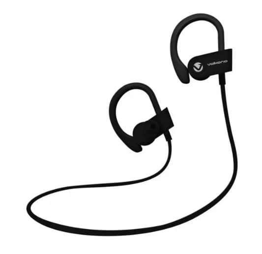 Volkano Race Series Bluetooth Sport Earhook Earphones Black