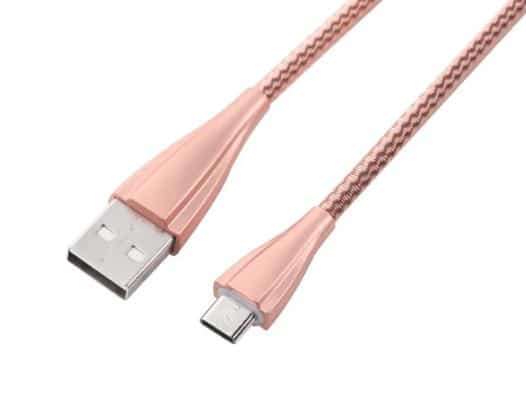 Volkano Fashion series cable Type-C 1.8m - Rose Gold