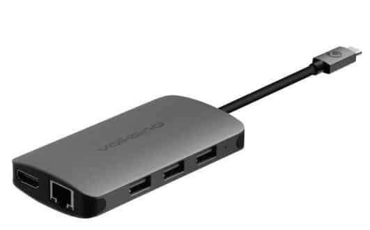 VolkanoX Core Multi series USB Type C  - HDMI + 3xUSB 3.0 + LAN + Card Reader + Audio + PD