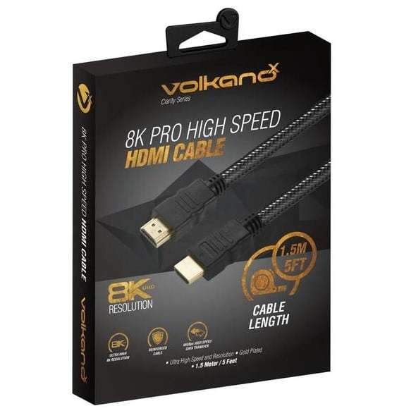 VolkanoX Clarity series 8K Ultra HD HDMI Cable 1.5 m