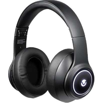 VolkanoX Quasar Series Bluetooth Headphones - Black