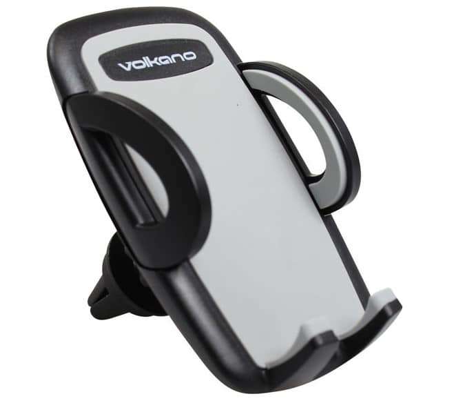 Volkano Flow series car airvent phone holder large - black