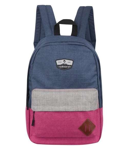Volkano 3D Series 15.6''  Laptop Backpack Navy/Burg