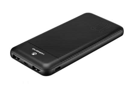 Volkano Fuel Series 10000 mAh Powerbank  Black