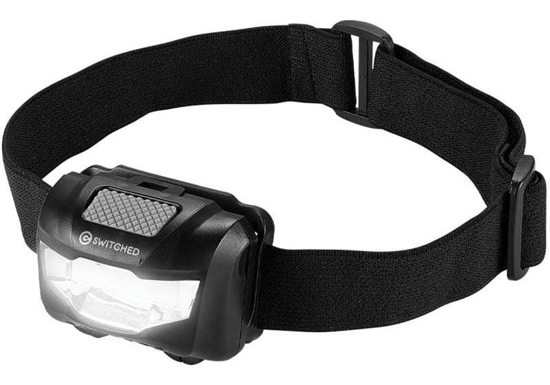 Switched 80 Lumen LED Headlamp - Black