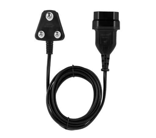 Switched Easy Cable Extender SA 3Pin to 2Pin Euro Socket 2M