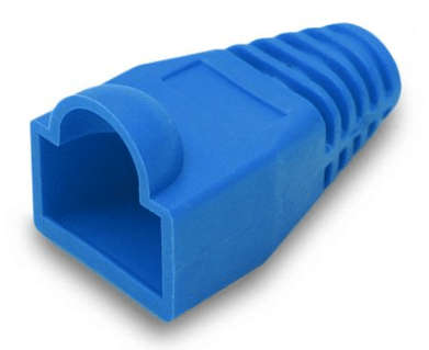 Acconet RJ45 Connector Boots, Blue, 50 Pack