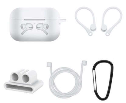 Volkano Pods series Air Pods 5 in 1 Accessory Kit - White