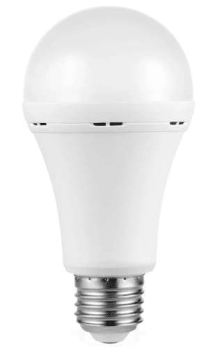 Switched 9W A60 Rechargeable E27  Bulb Warm White