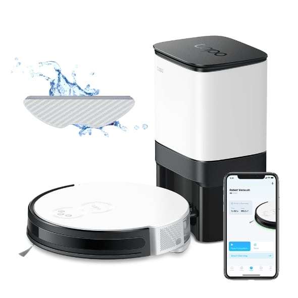 TP-Link Tapo RV10 Plus Robot Vacuum Mop Auto Empty