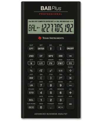 Texas Instruments BA ii Plus Professional Financial